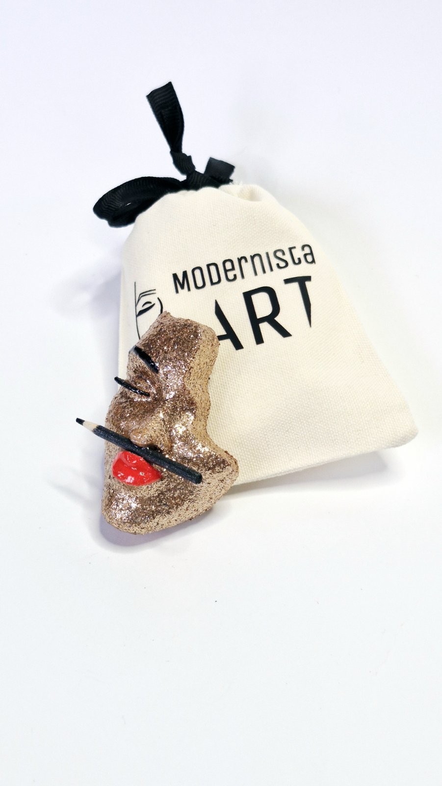 Brooch — Art Bronze Spark by Modernista Art