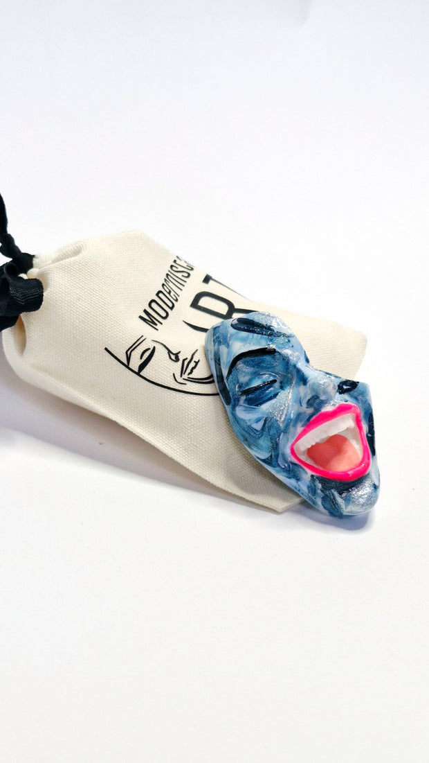 Brooch — Smile Marble Sea by Modernista Art