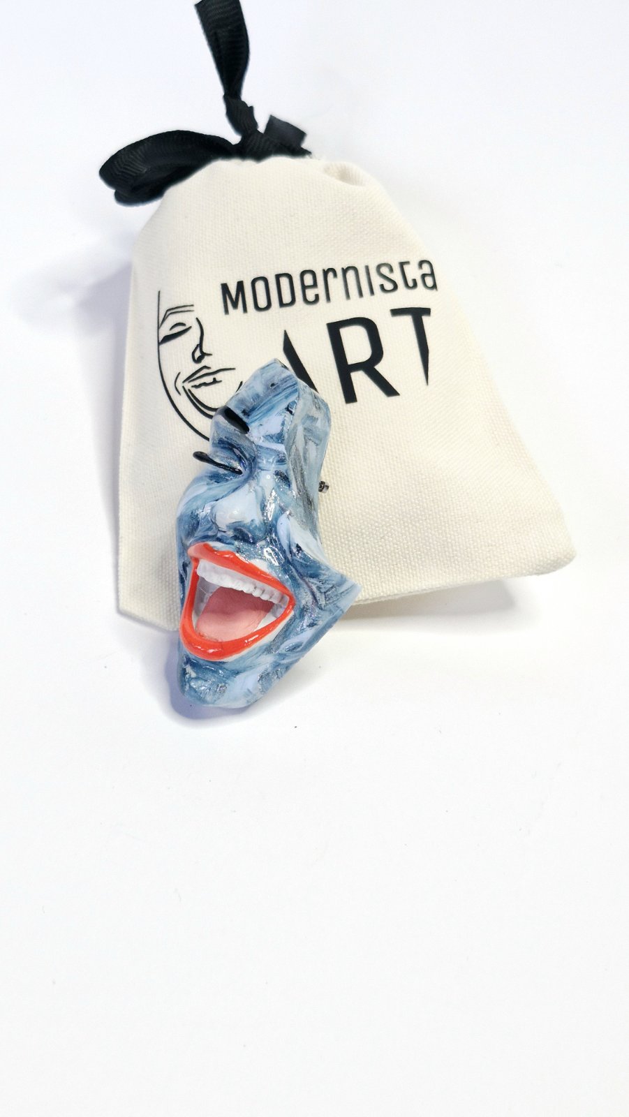 Brooch — Smile Marble Sea by Modernista Art