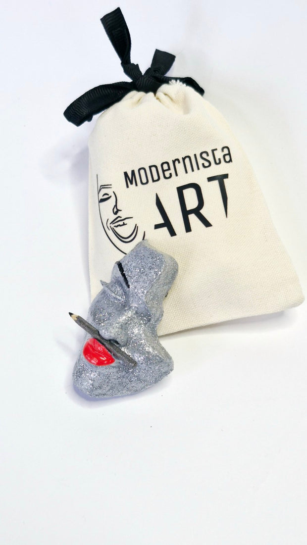 Brooch — Art Silver Spark by Modernista Art