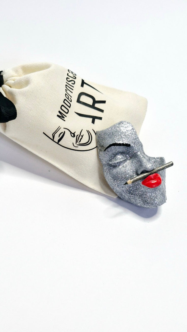 Brooch — Art Silver Spark by Modernista Art