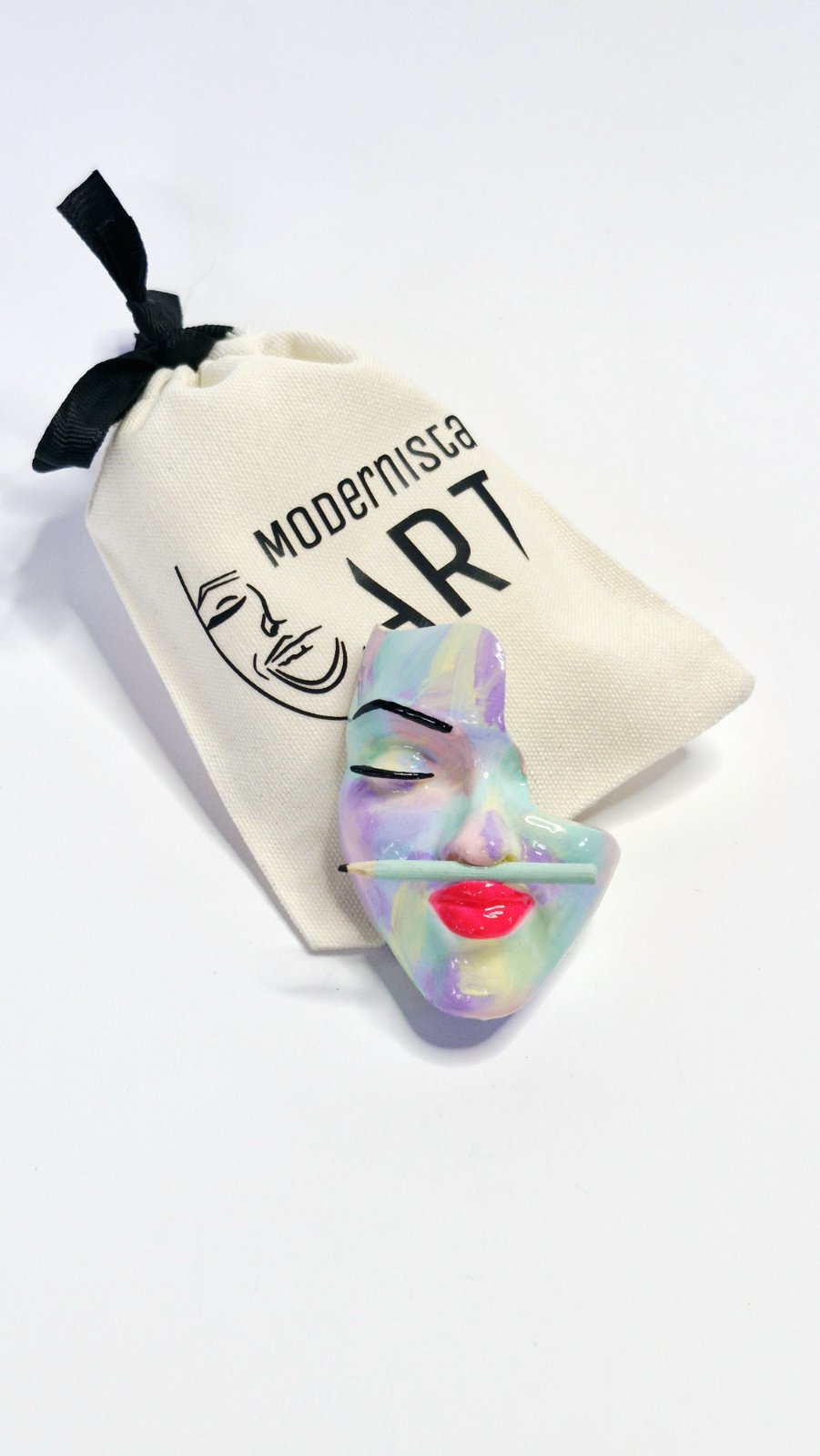 Brooch — Art Marshmallow by Modernista Art