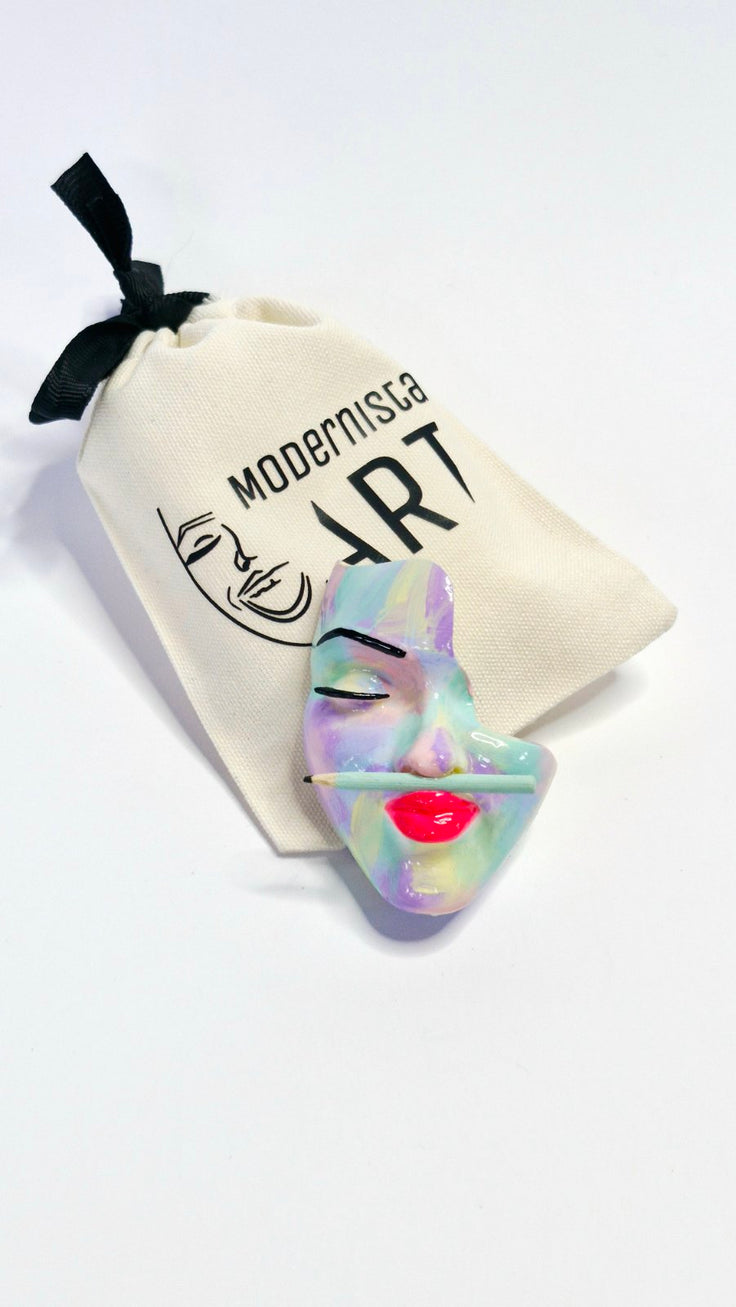 Brooch — Art Marshmallow by Modernista Art