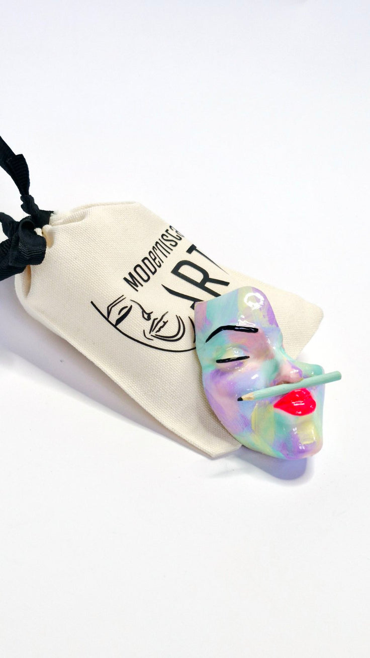 Brooch — Art Marshmallow by Modernista Art