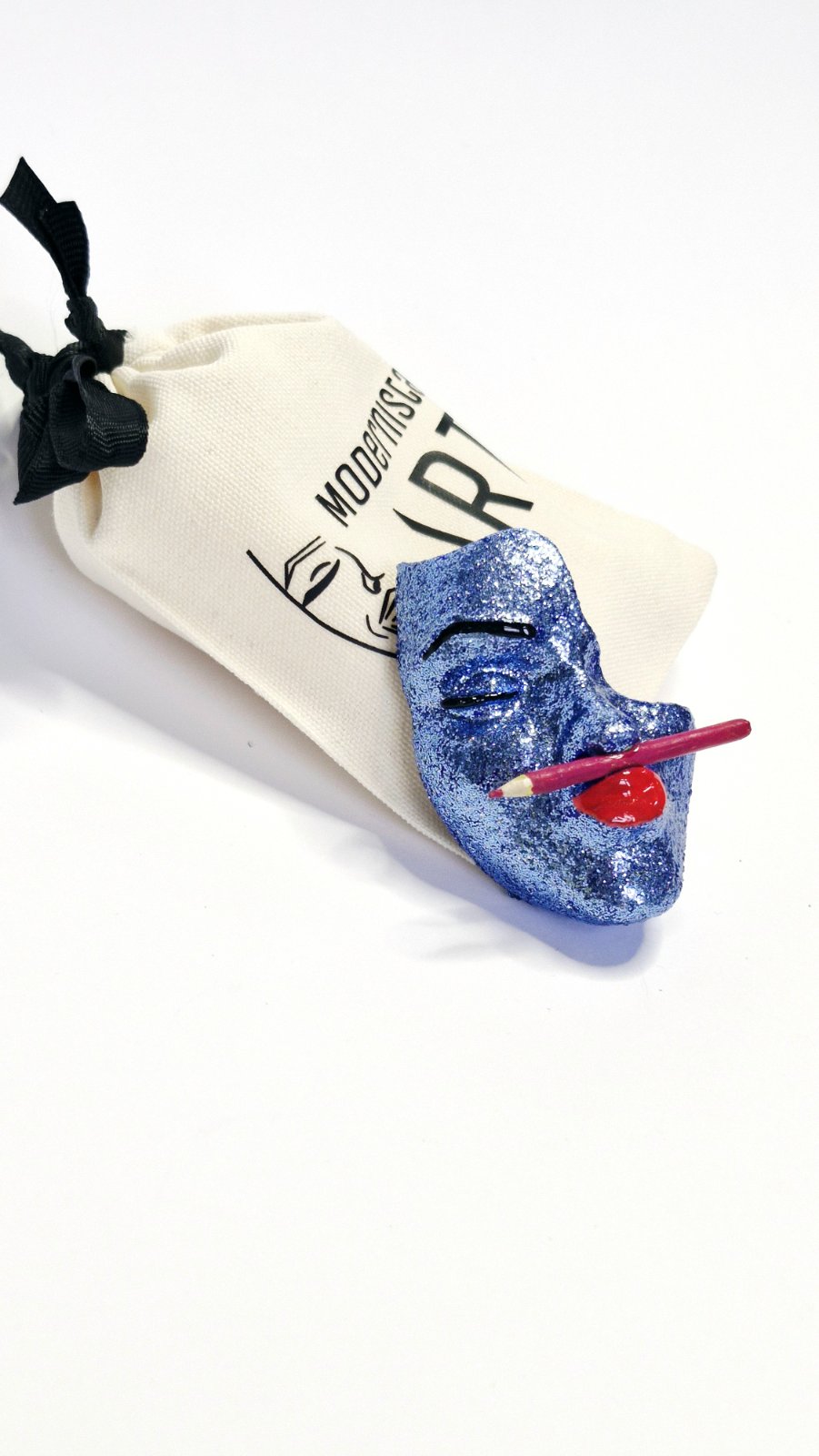Brooch — Art Royal Blue by Modernista Art