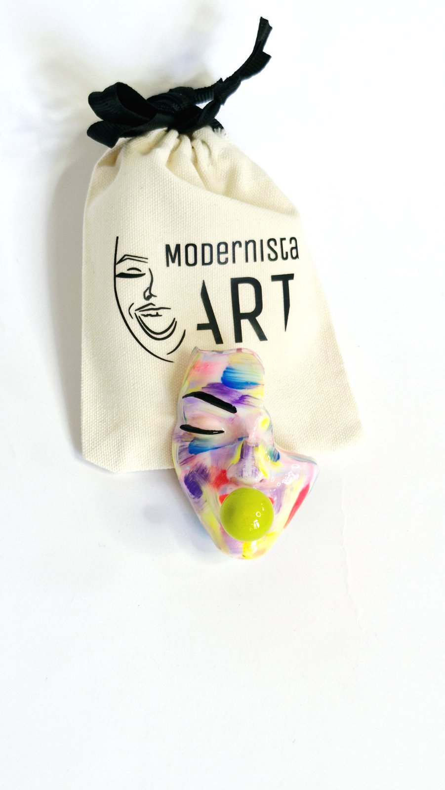 Brooch — Neon Bubble by Modernista Art