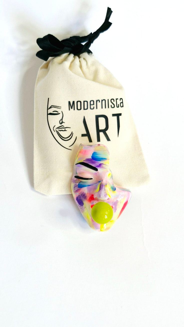 Brooch — Neon Bubble by Modernista Art