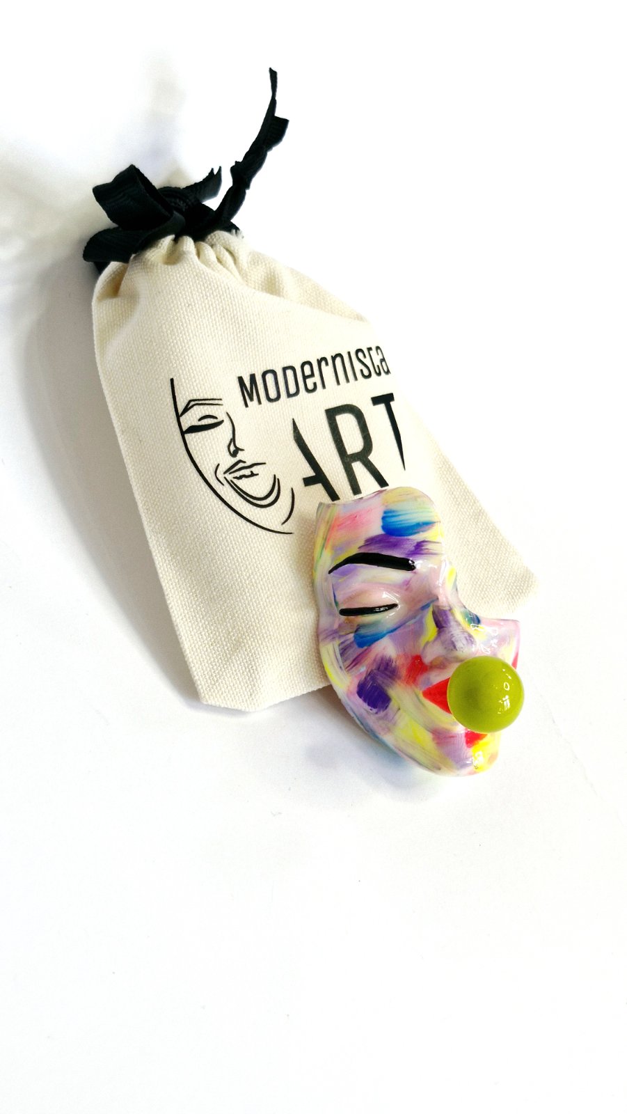 Brooch — Neon Bubble by Modernista Art