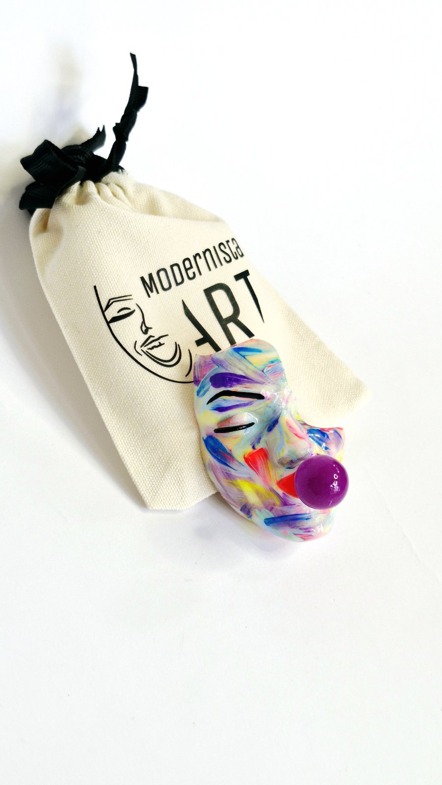 Brooch — Neon Bubble by Modernista Art