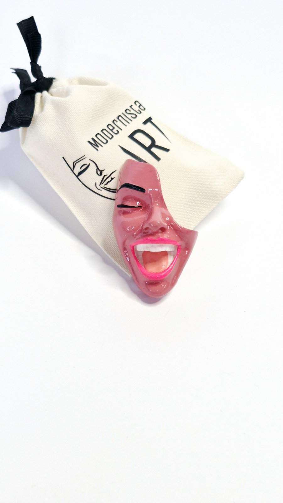 Brooch - Watermelon Smile by Modernista Art