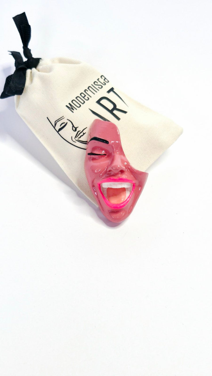 Brooch - Watermelon Smile by Modernista Art