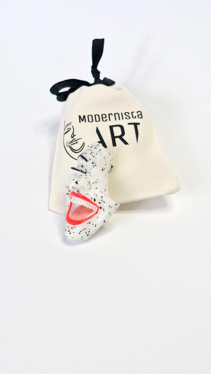Brooch — Smile Classy Moon by Modernista Art