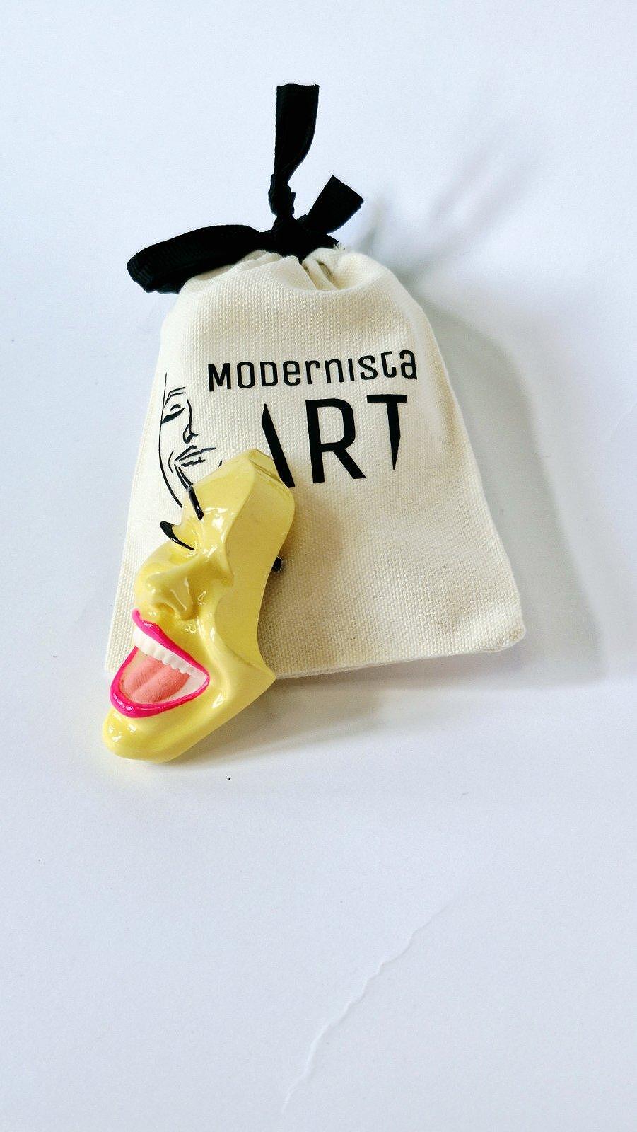 Brooch — Smile Pastel Sun by Modernista Art