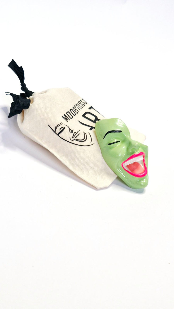 Brooch — Smile Mint Breeze by Modernista Art