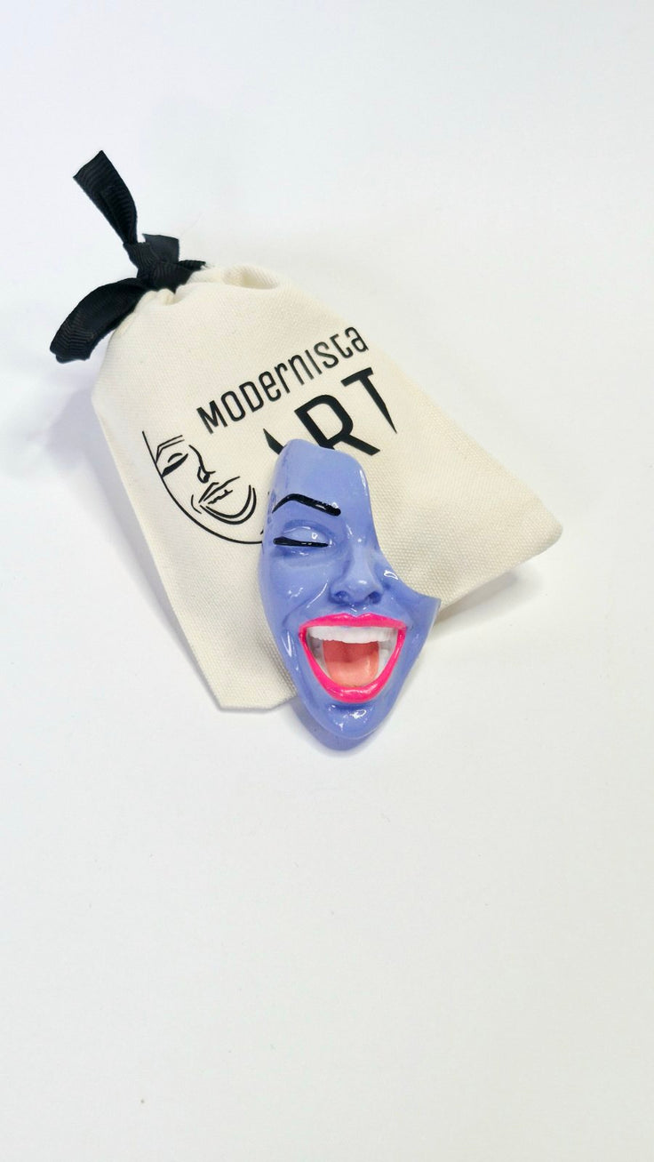 Brooch — Summer Blue Sky by Modernista Art