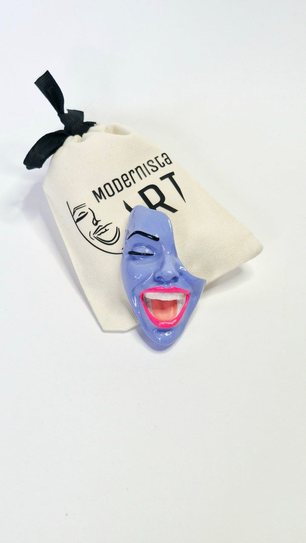 Brooch — Summer Blue Sky by Modernista Art