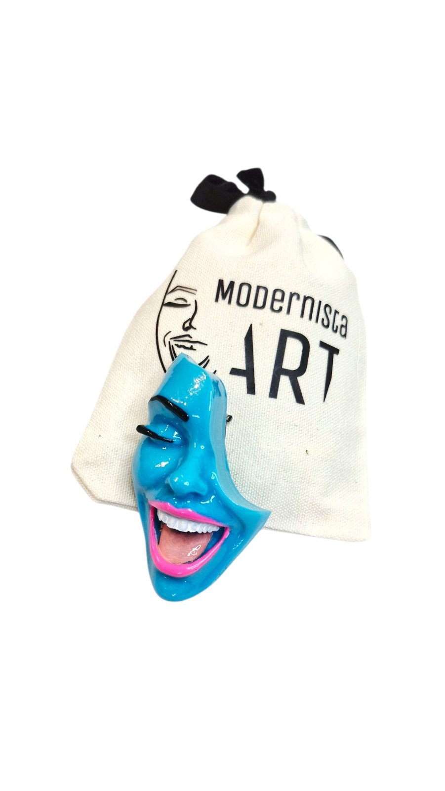 Turquoise Muse Smile Brosche