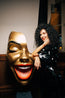 Decor with Pedestal — Lady Golden Confidence by Modernista Art
