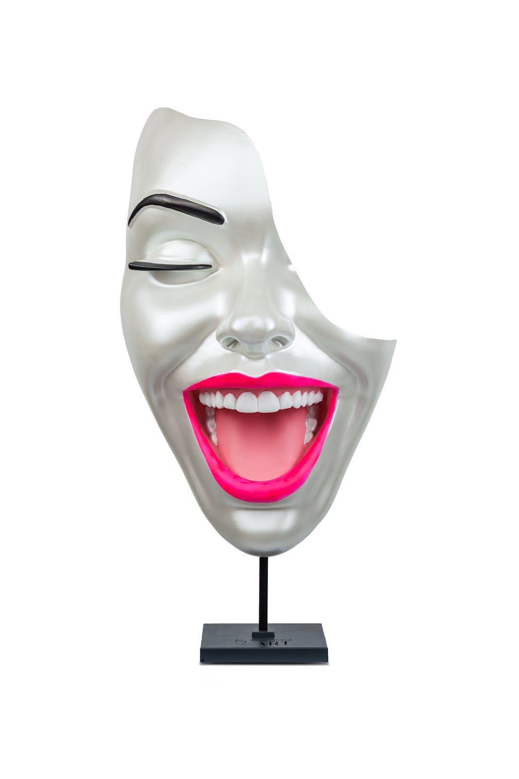 Decor with Pedestal — Lady Quiet Tenderness by Modernista Art