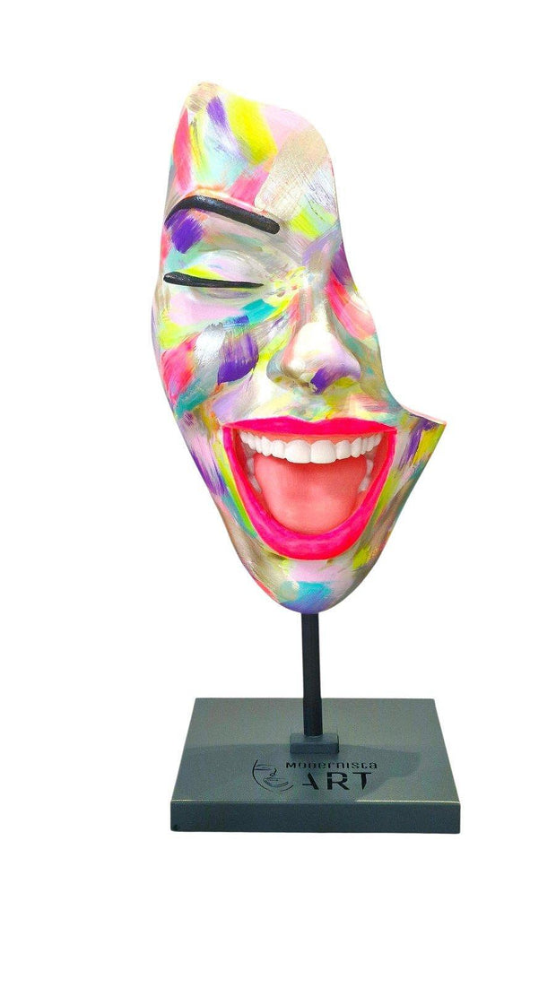 Decor with Pedestal — Lady Spring Happiness by Modernista Art
