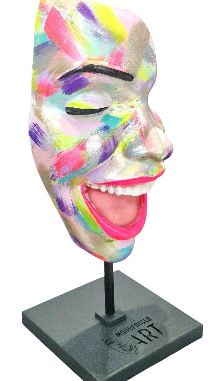 Decor with Pedestal — Lady Spring Happiness by Modernista Art