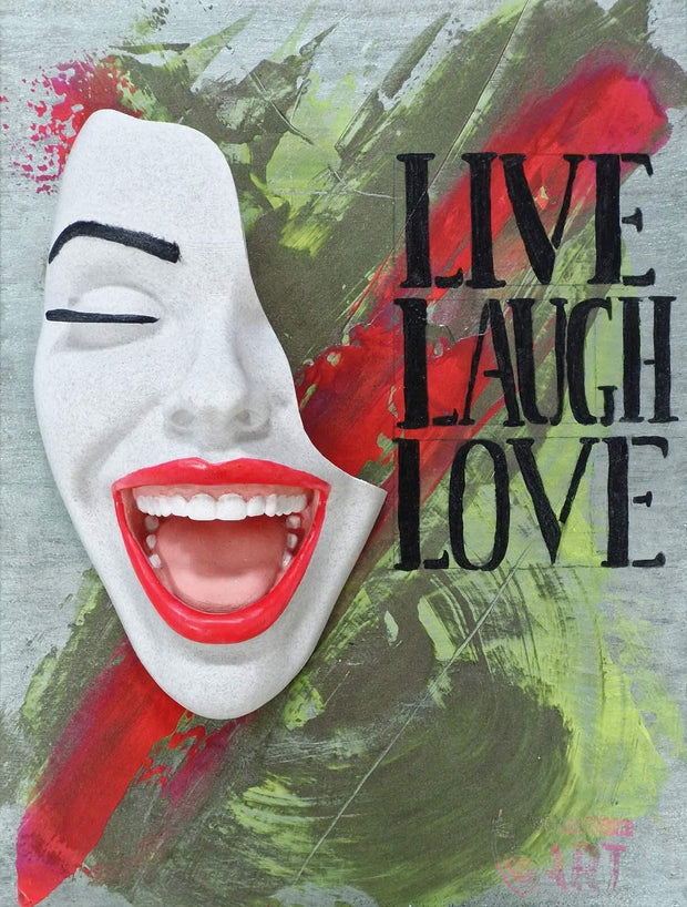 Painting — Lady Marble Smile by Modernista Art