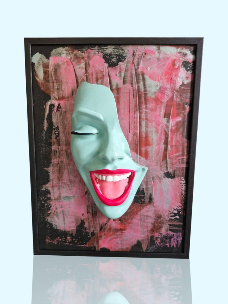 Painting — Lady Mint Smile by Modernista Art