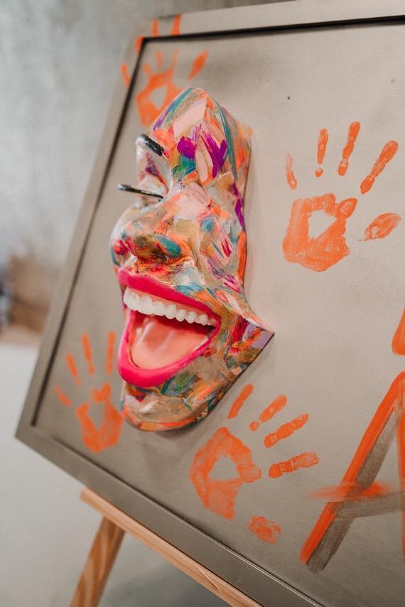 Painting — Smile Inspiration by Modernista Art