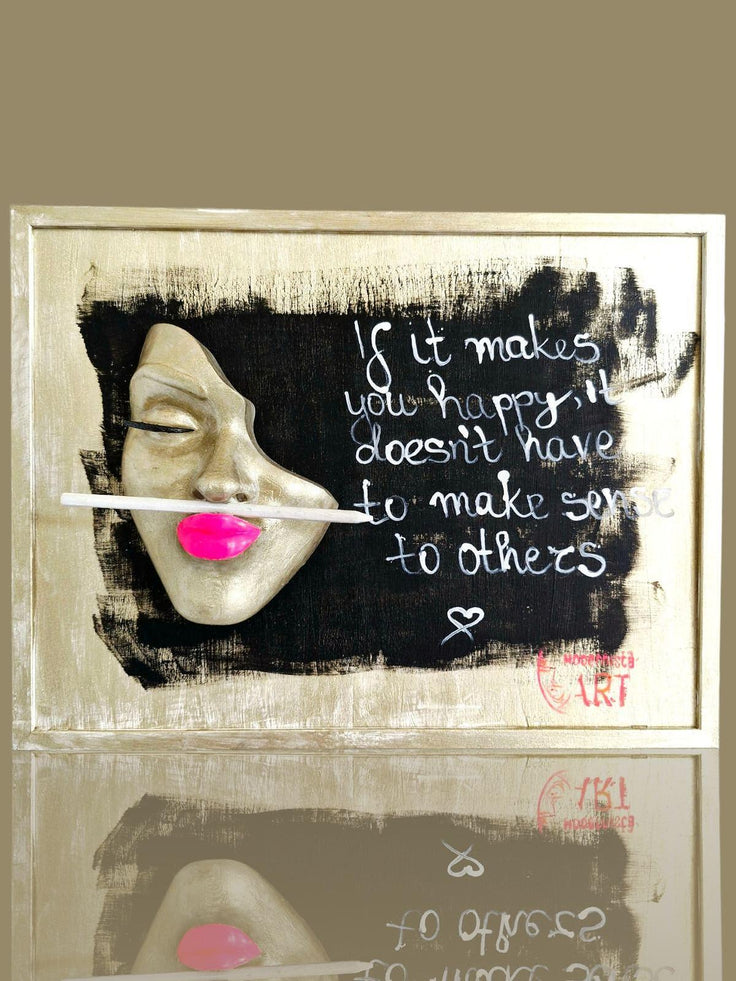 Painting — Madam Art Gold Muse by Modernista Art