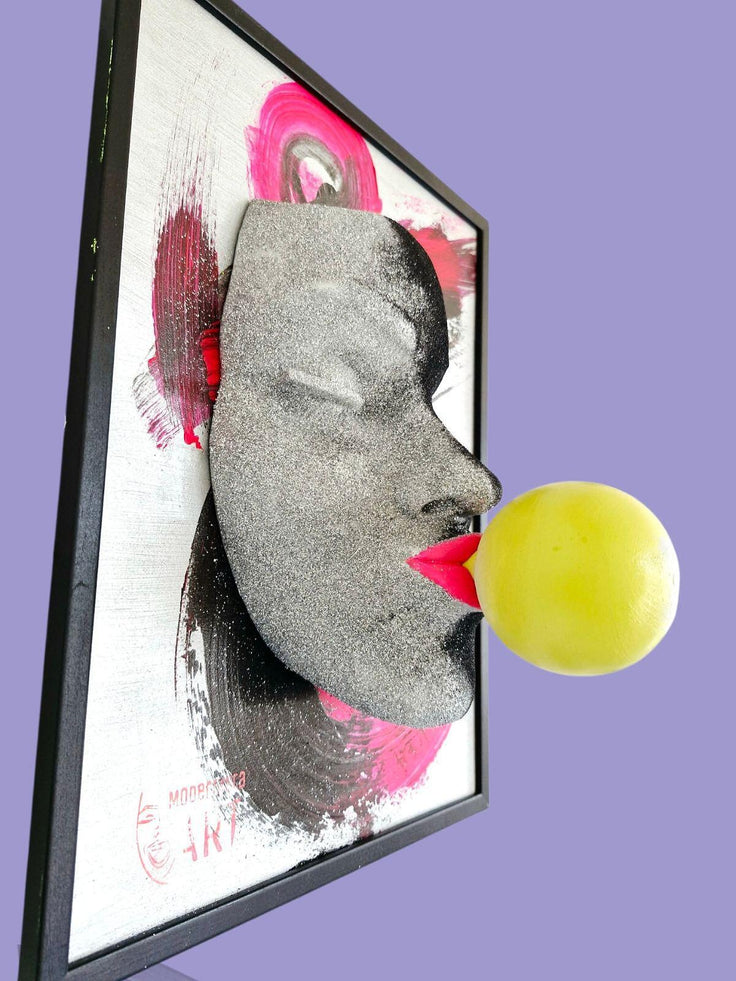 Painting — Madam Bubble Brocade by Modernista Art