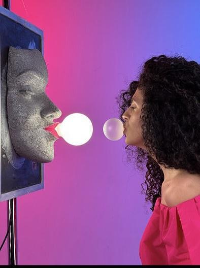 Painting — Madam Bubble Light by Modernista Art
