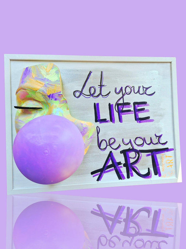Painting — Madam Bubble Violet by Modernista Art