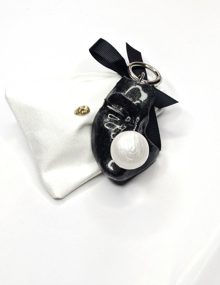 Keychain — Bubble Black Queen by Modernista Art