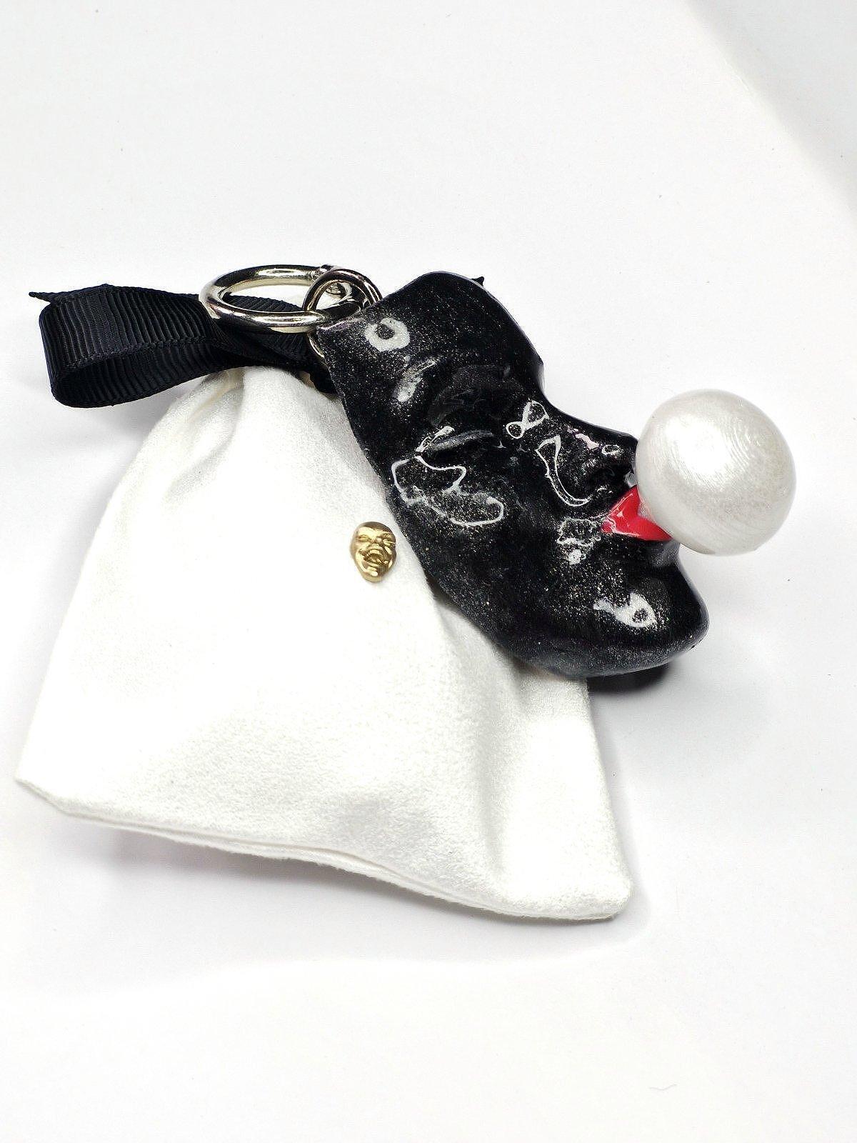 Keychain — Bubble Black Queen by Modernista Art