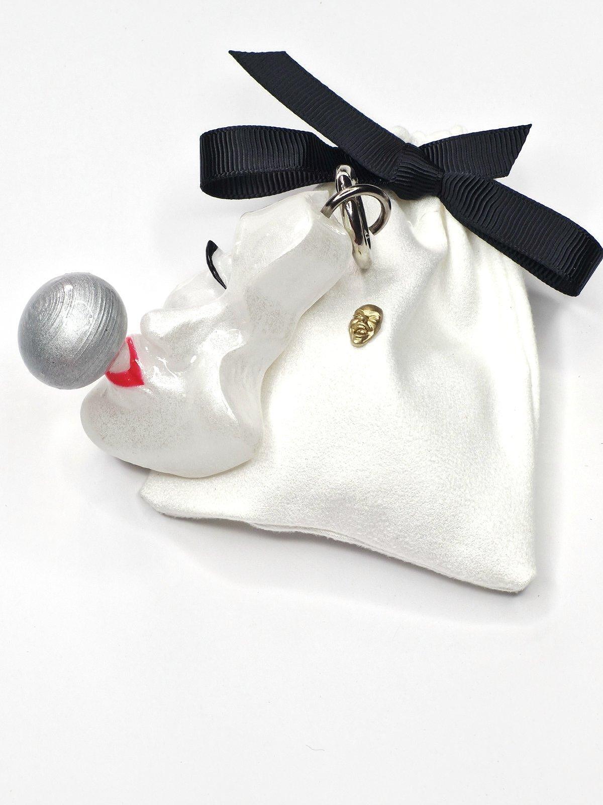 Keychain — Bubble White Pearl by Modernista Art