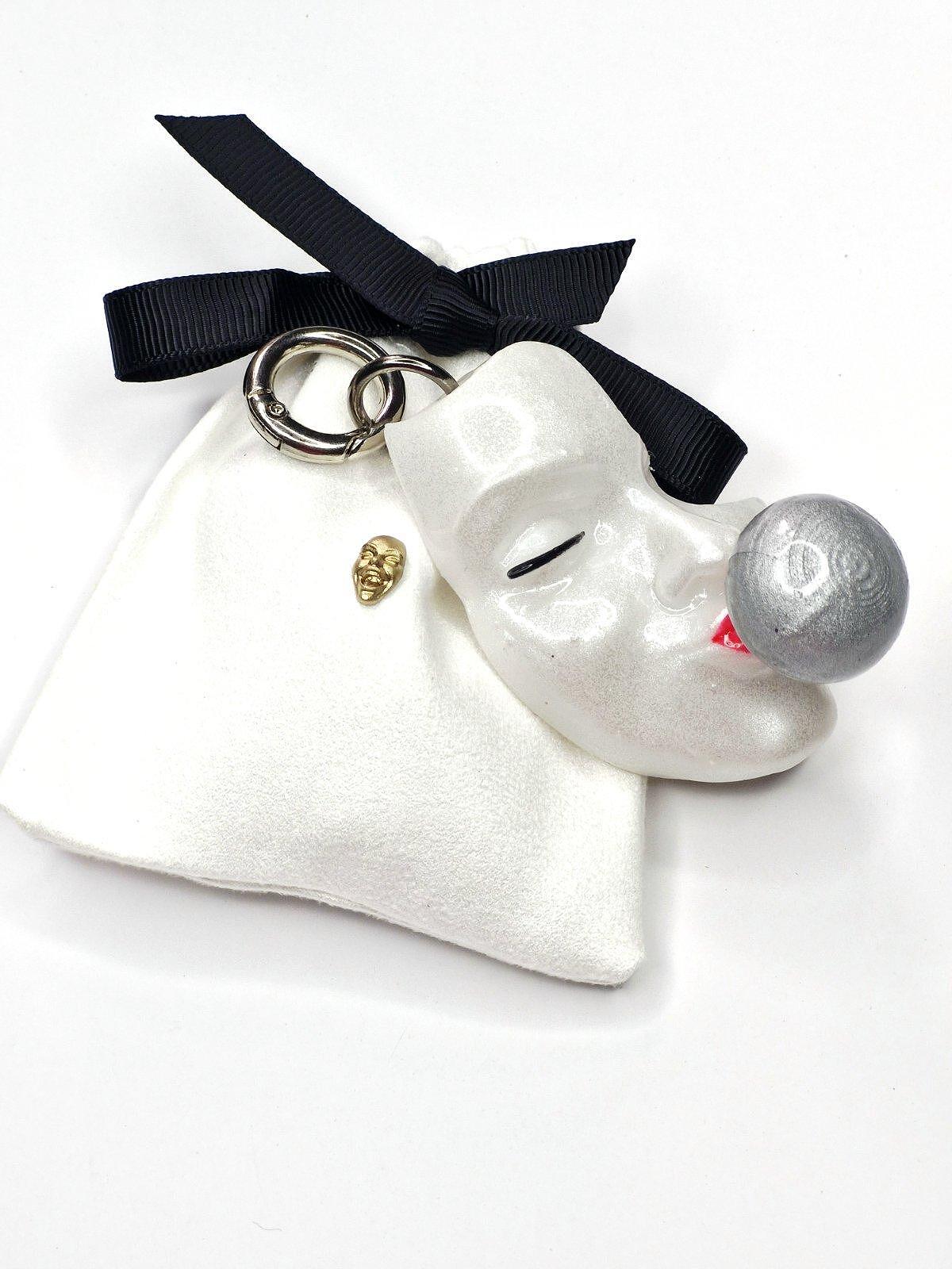 Keychain — Bubble White Pearl by Modernista Art