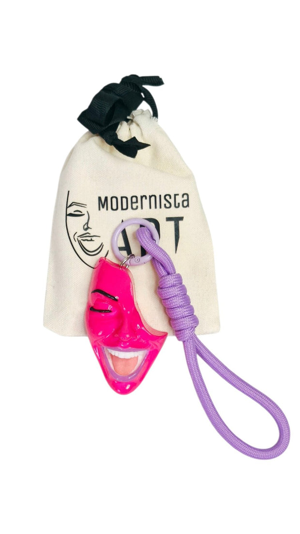 Ключодържател Smile Bright Pink