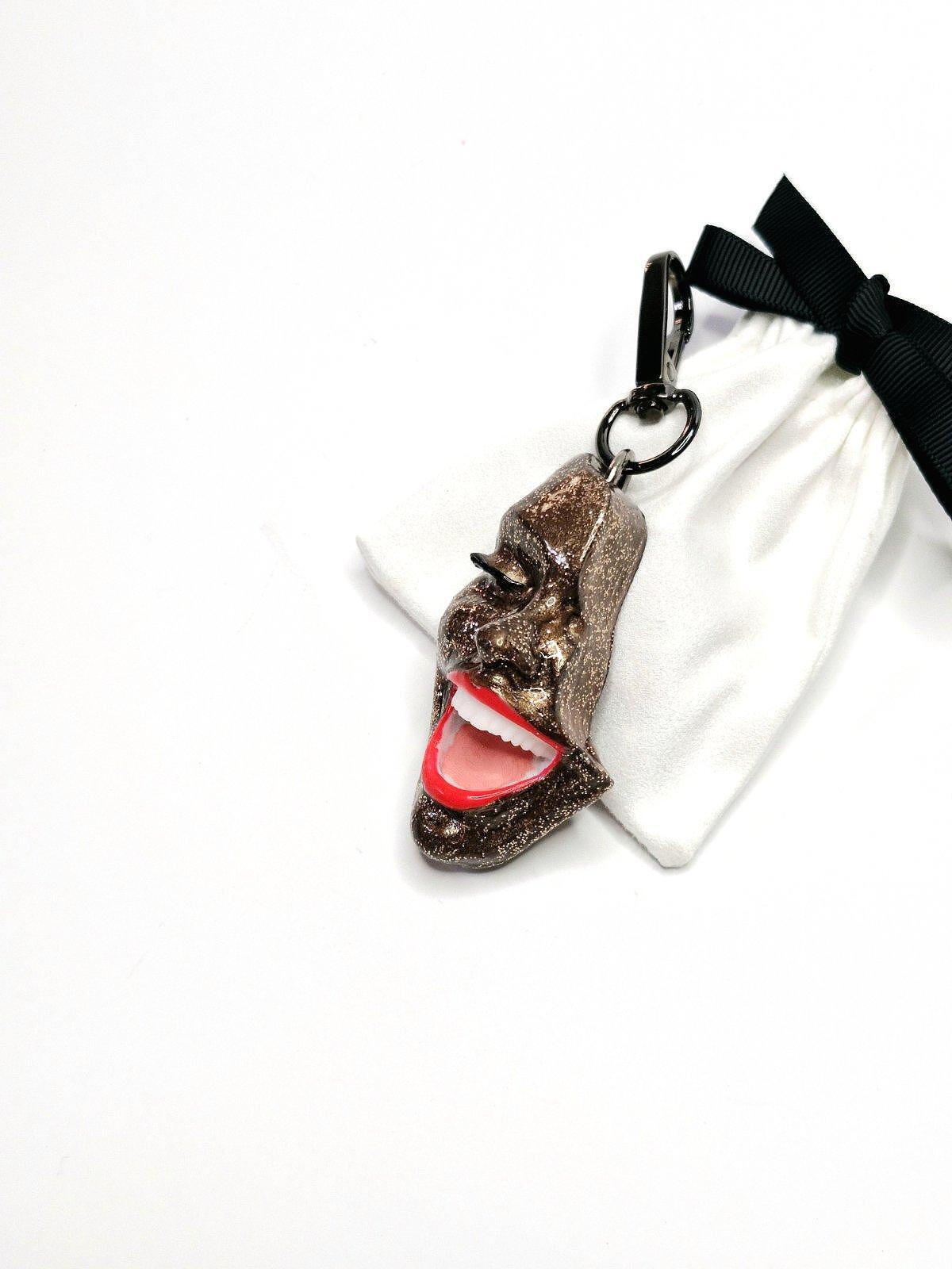 Keychain — Smile Brownie Glow by Modernista Art
