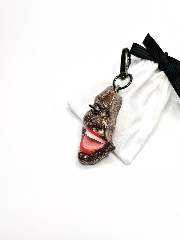 Keychain — Smile Brownie Glow by Modernista Art