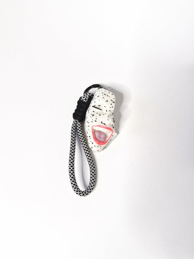Keychain — Smile Classy Moon by Modernista Art