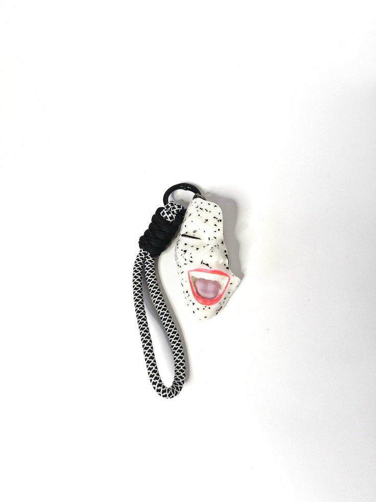 Keychain — Smile Classy Moon by Modernista Art
