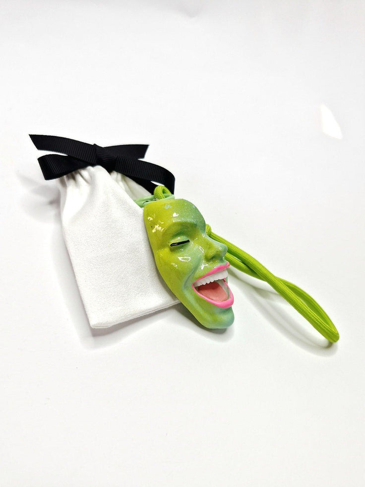 Keychain — Smile Lemon Grass by Modernista Art