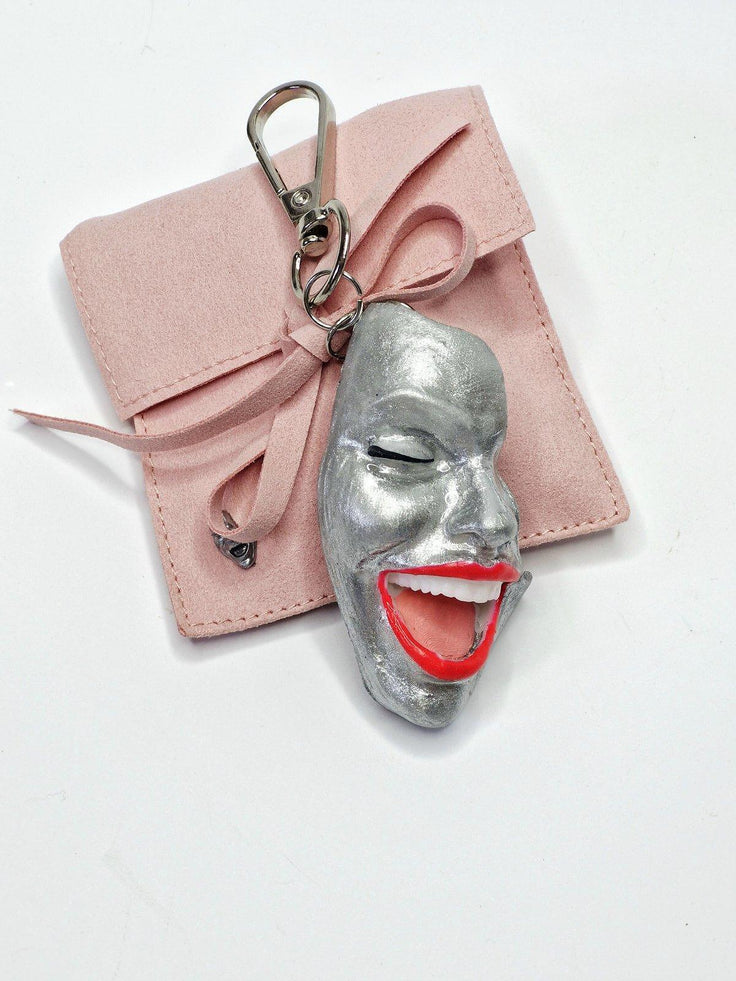 Keychain — Smile Stardust Veil by Modernista Art
