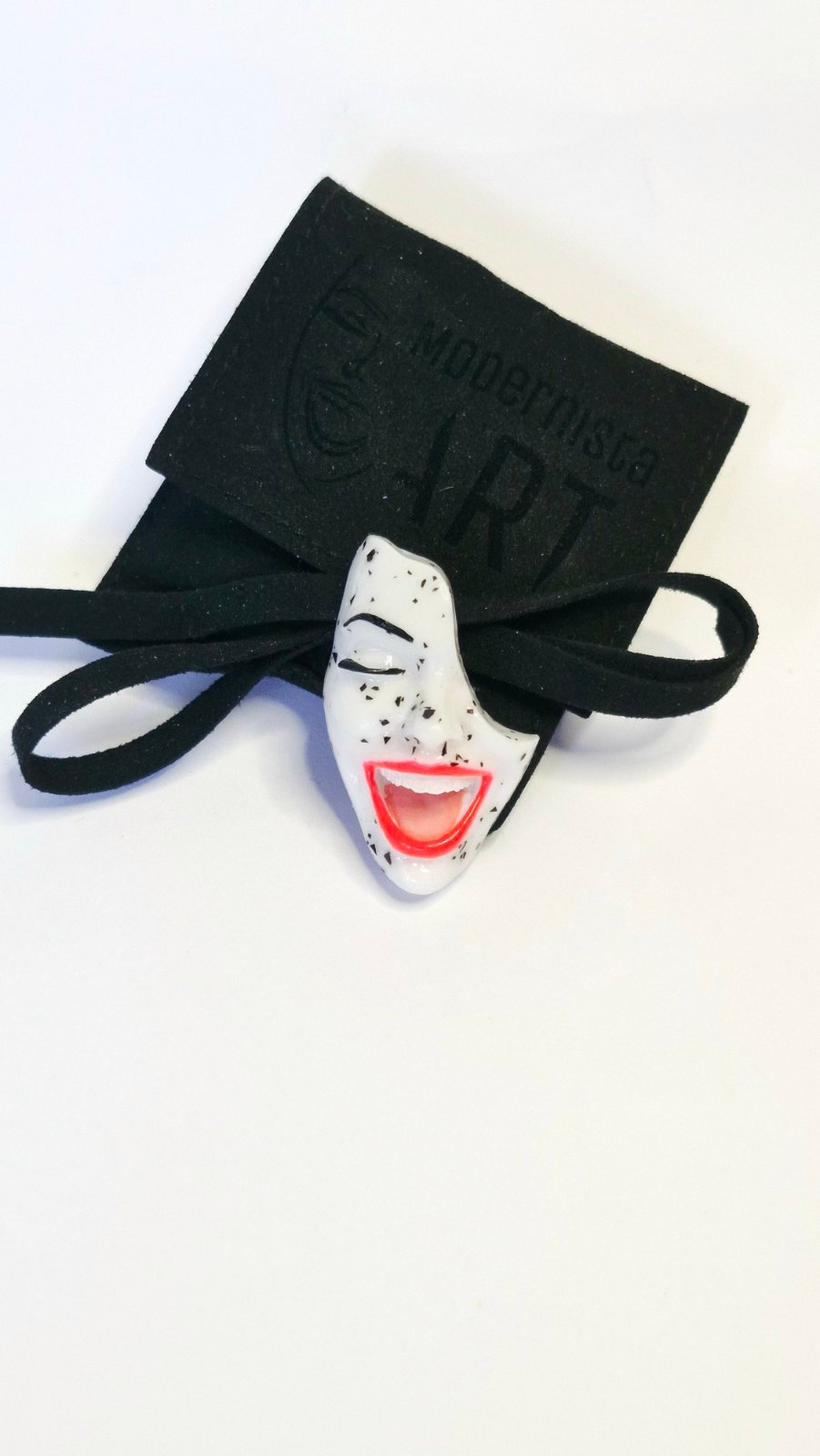 T-Shirt Button — Mood Switch Smile by Modernista Art