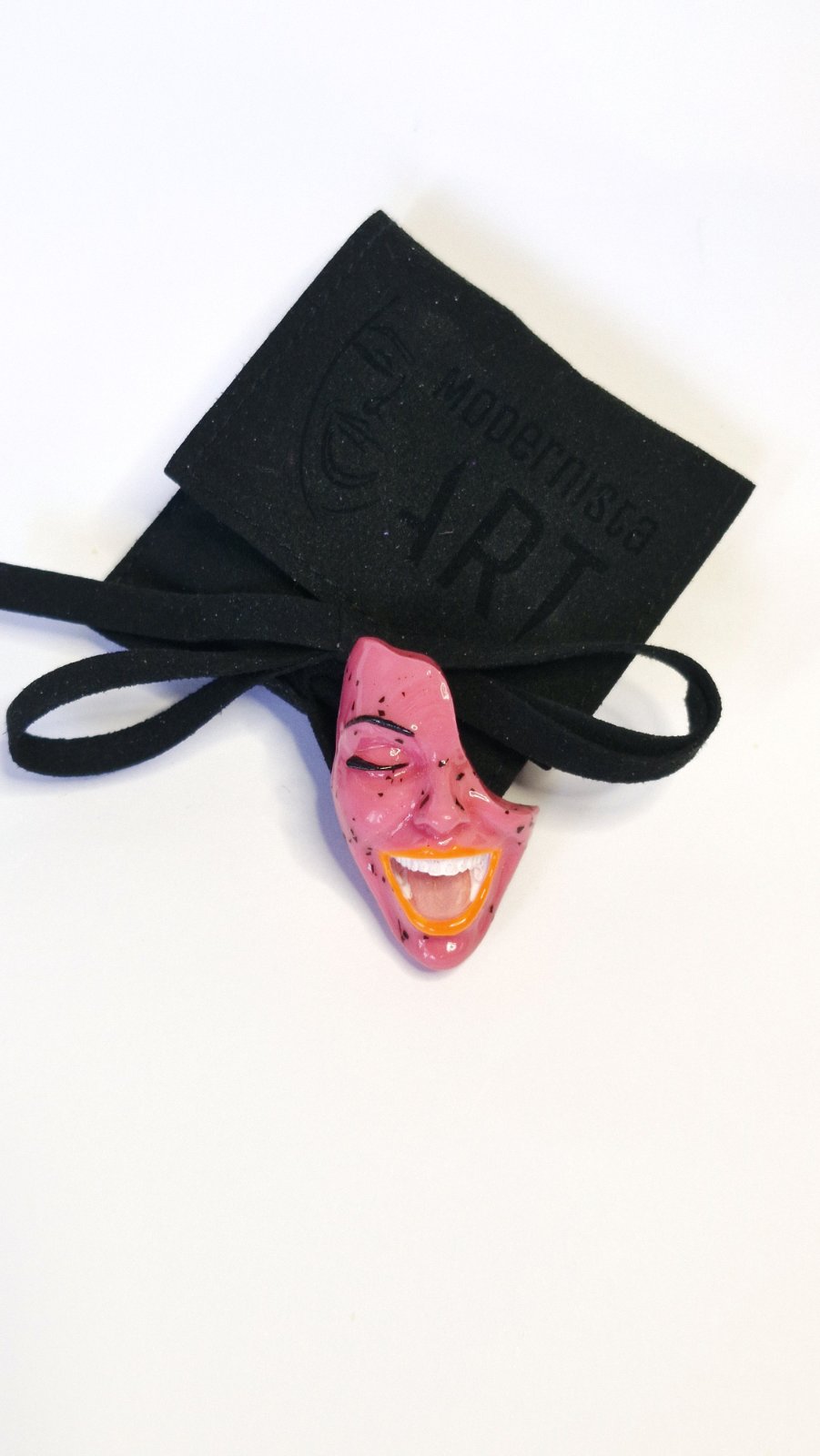 T-Shirt Button — Mood Switch Smile by Modernista Art