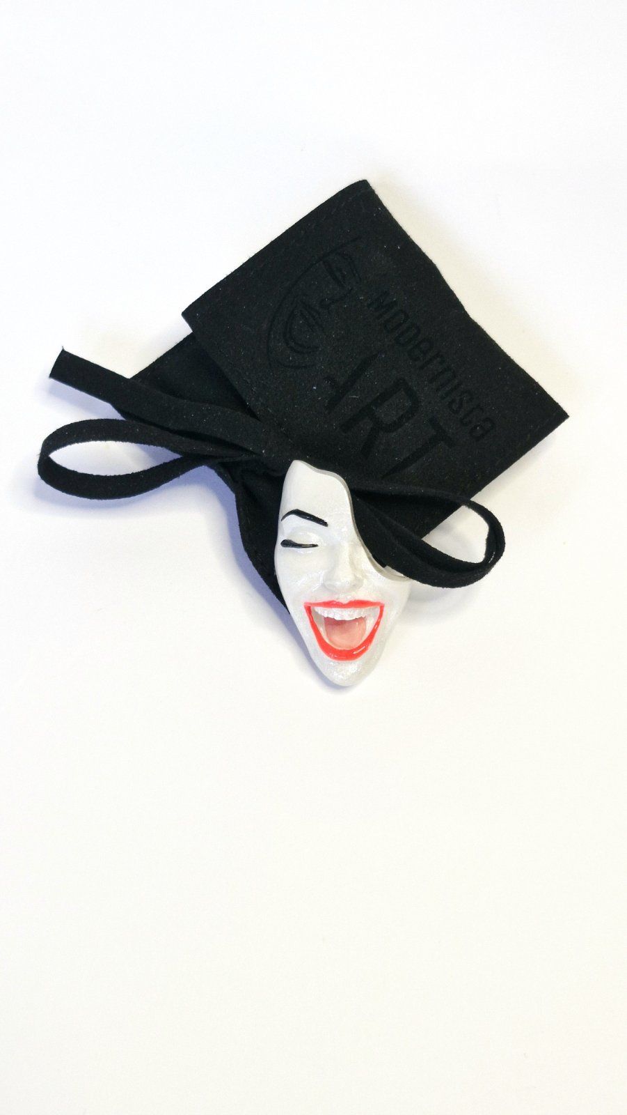 T-Shirt Button — Mood Switch Smile by Modernista Art