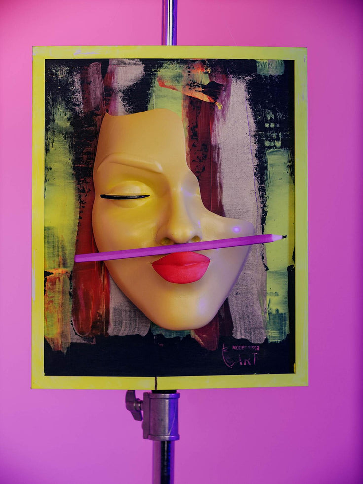 Painting — Madam Art Neon by Modernista Art
