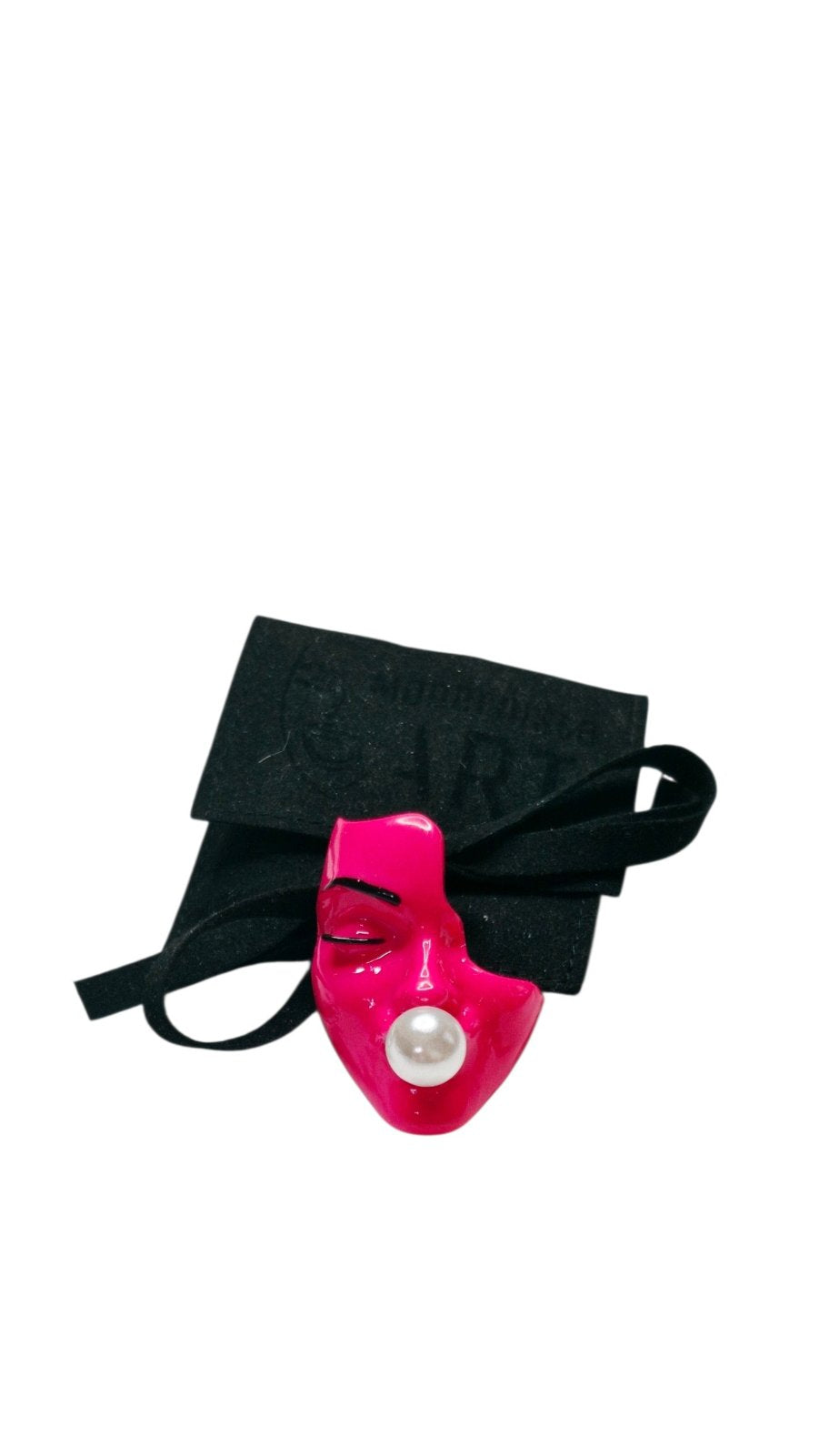 Bubble Neon Pink Mini-Brosche