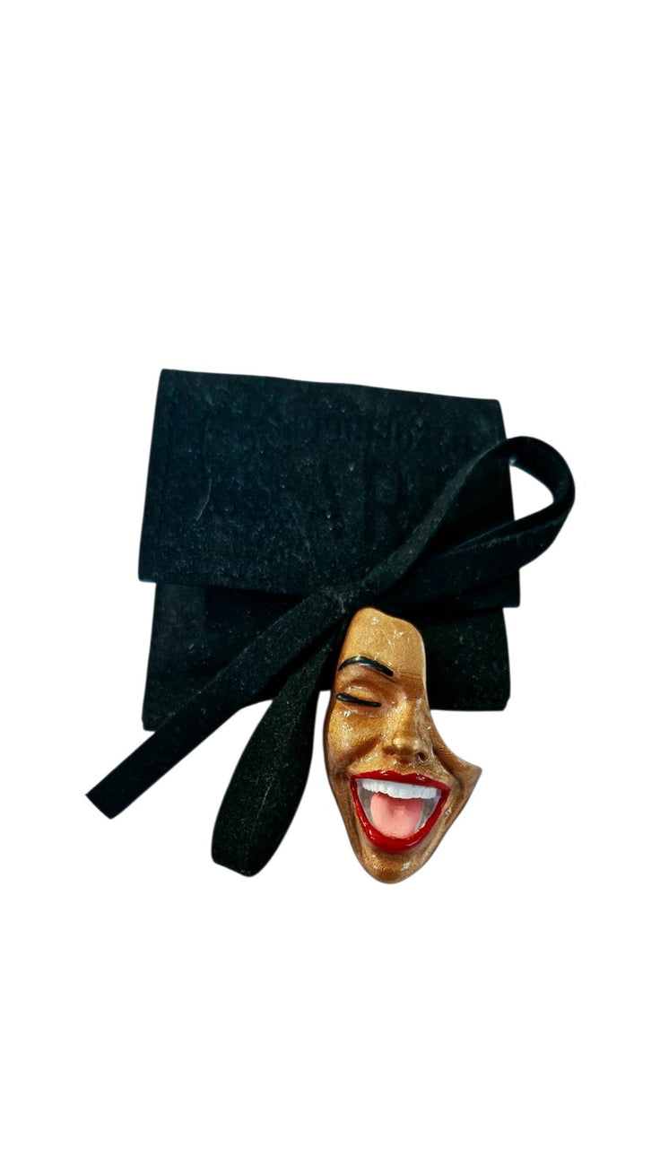 Mini-broche Smile Bronze Mood