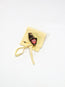 Mini Brooch — Smile Brown Cheer by Modernista Art